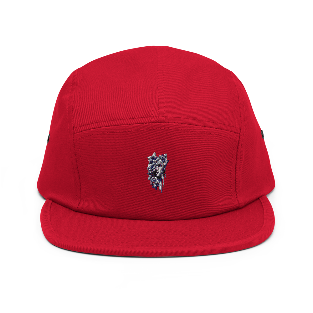 Red Wolf 5 Panel Street Cap