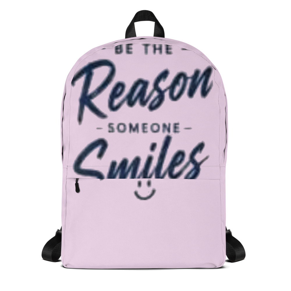 Pink Be The Reason Someone Smiles Backpack