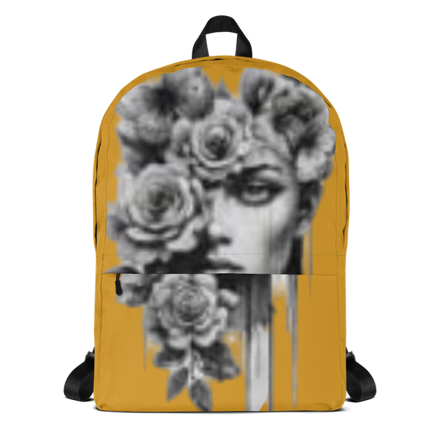 Mustard Floral Muse Backpack