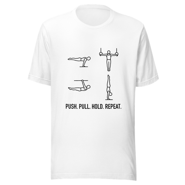 Push Pull Hold Repeat Gymnastics Shirt