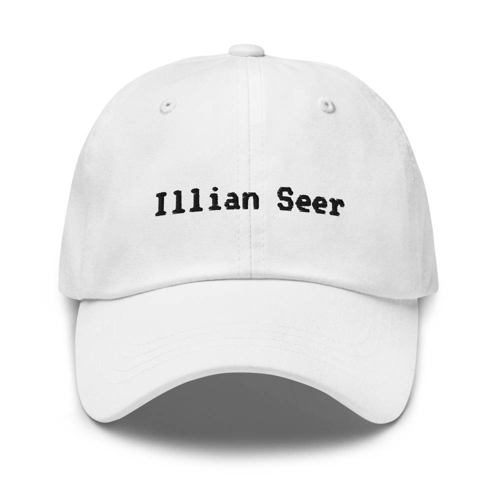 Classic White Illian Seer Dad Hat