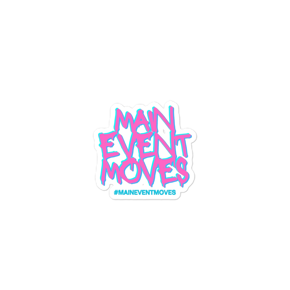 Main Event Moves Sticker