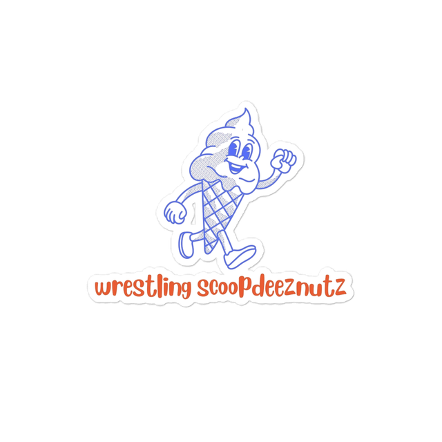 Wrestling Scoop Deez Nuts Sticker