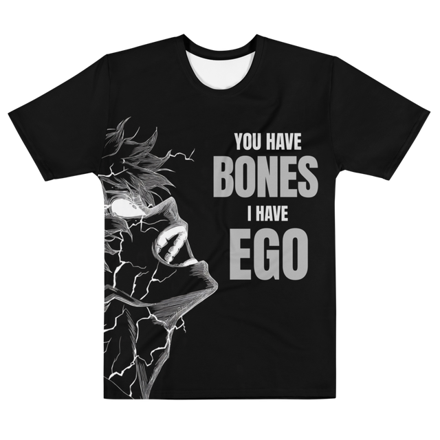 Power vs Ego Dark Anime Graphic T-Shirt