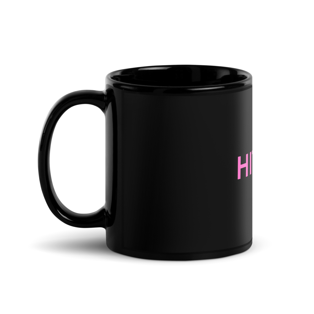 HITS 95 Black Glossy Mug