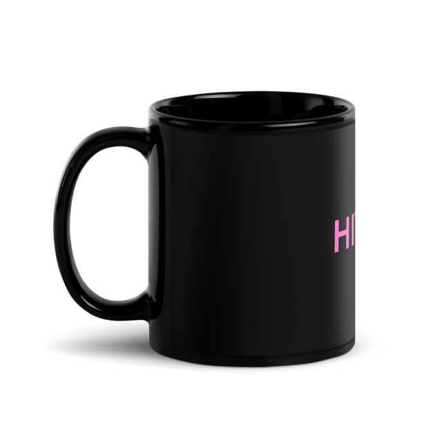 HITS 95 Black Glossy Mug
