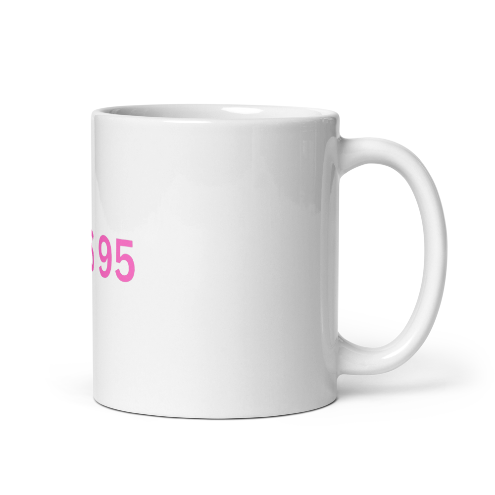 HITS 95 White Glossy Mug
