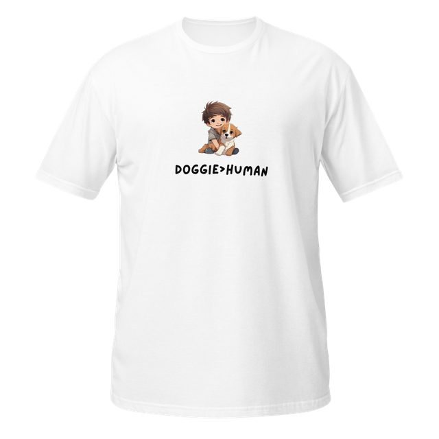 Doggie Human Cute Graphic T-Shirt