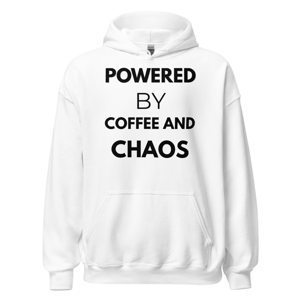 Powered By Coffee & Chaos Hoodie⁠