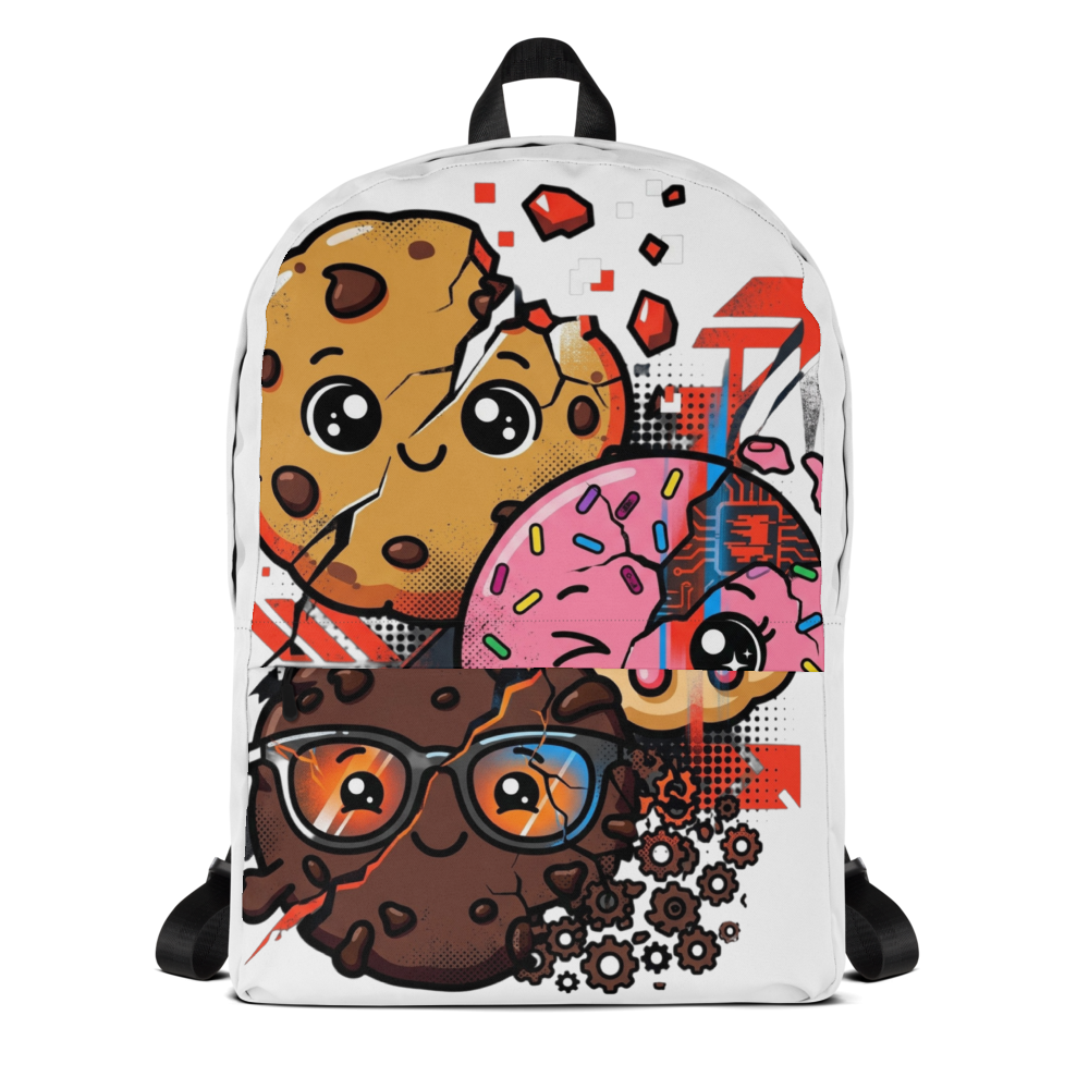 Bag pack with cookies 