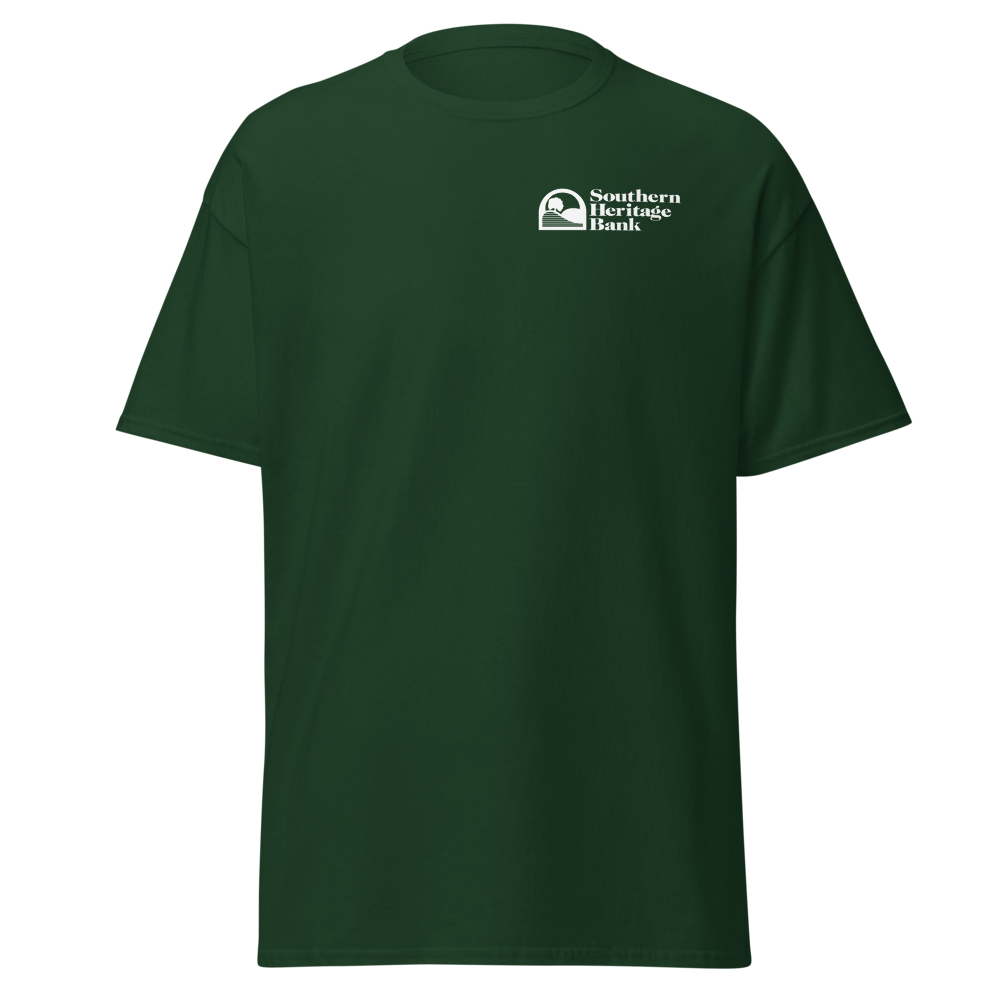 SHB White Logo Plain T-Shirt