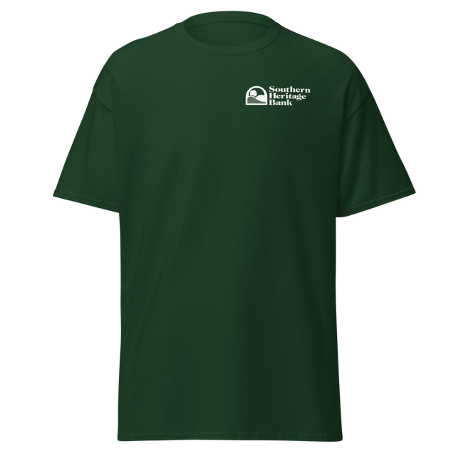 SHB White Logo Plain T-Shirt