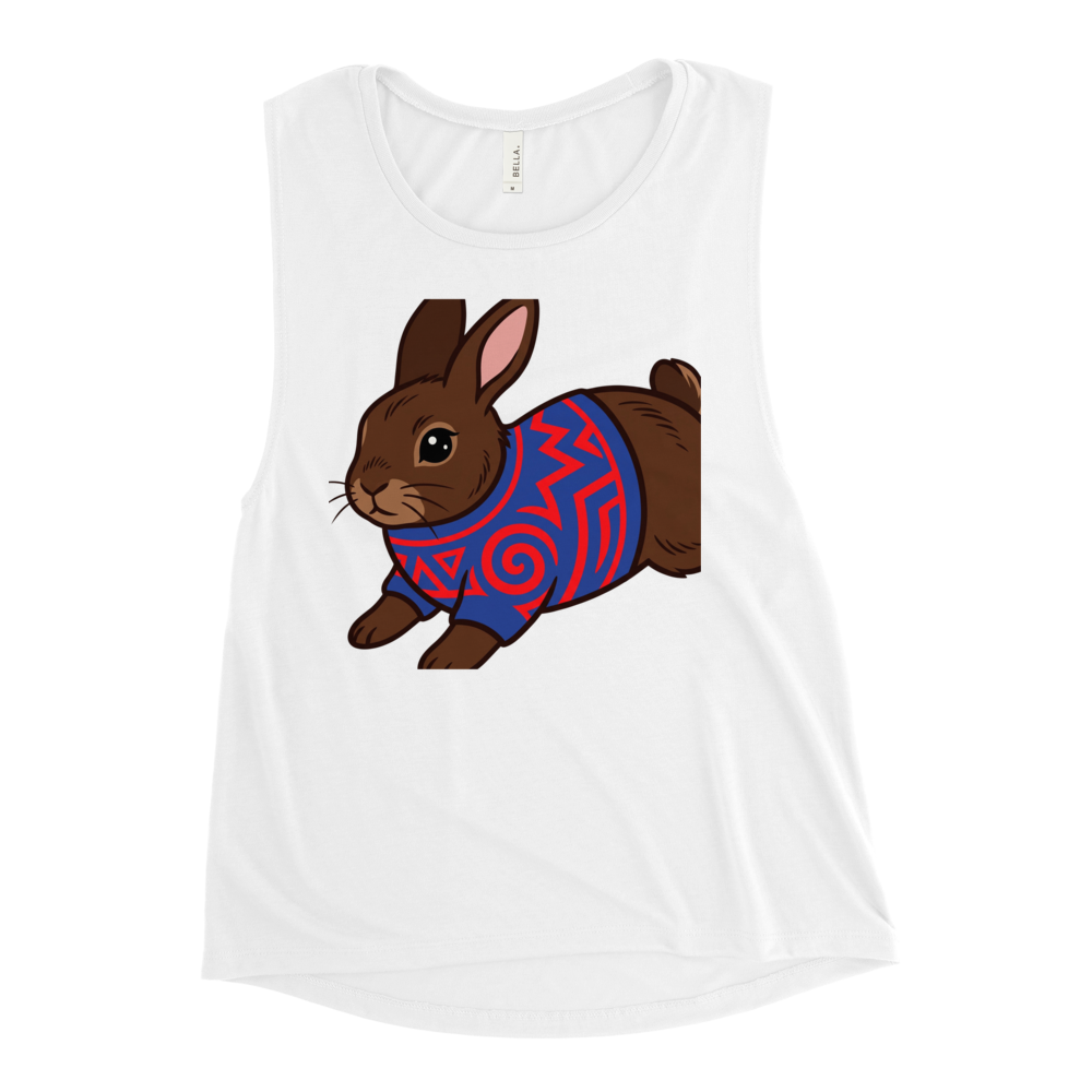 Tribal Rabbit Tank | Cute Bunny Women's Tank