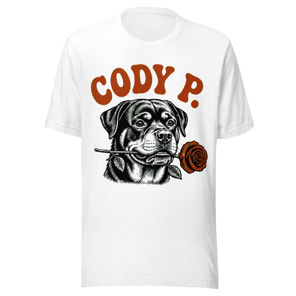 Rottweiler Rose Tee