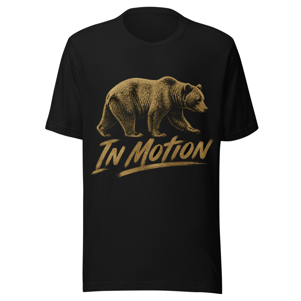 In Motion Bear Gold Tee
