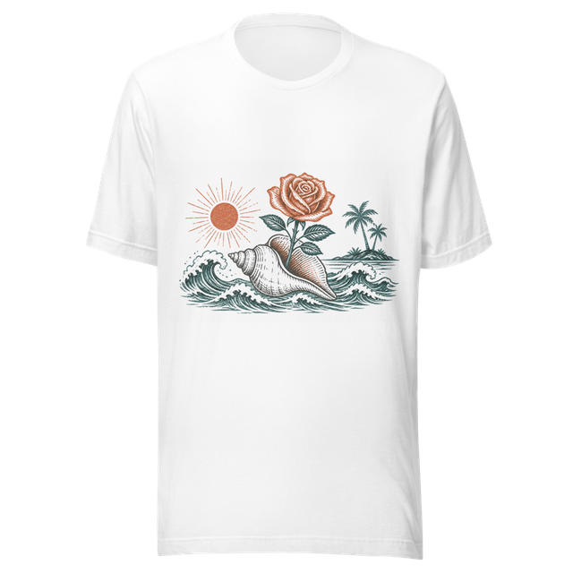 Seashell Rose Tee