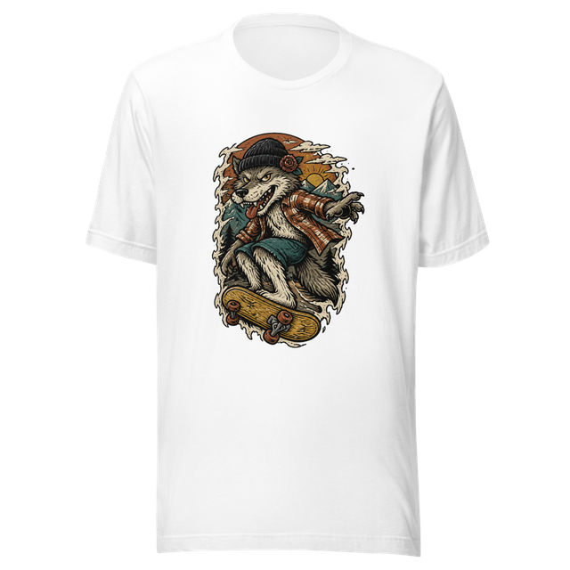 Flannel Wolf Tee