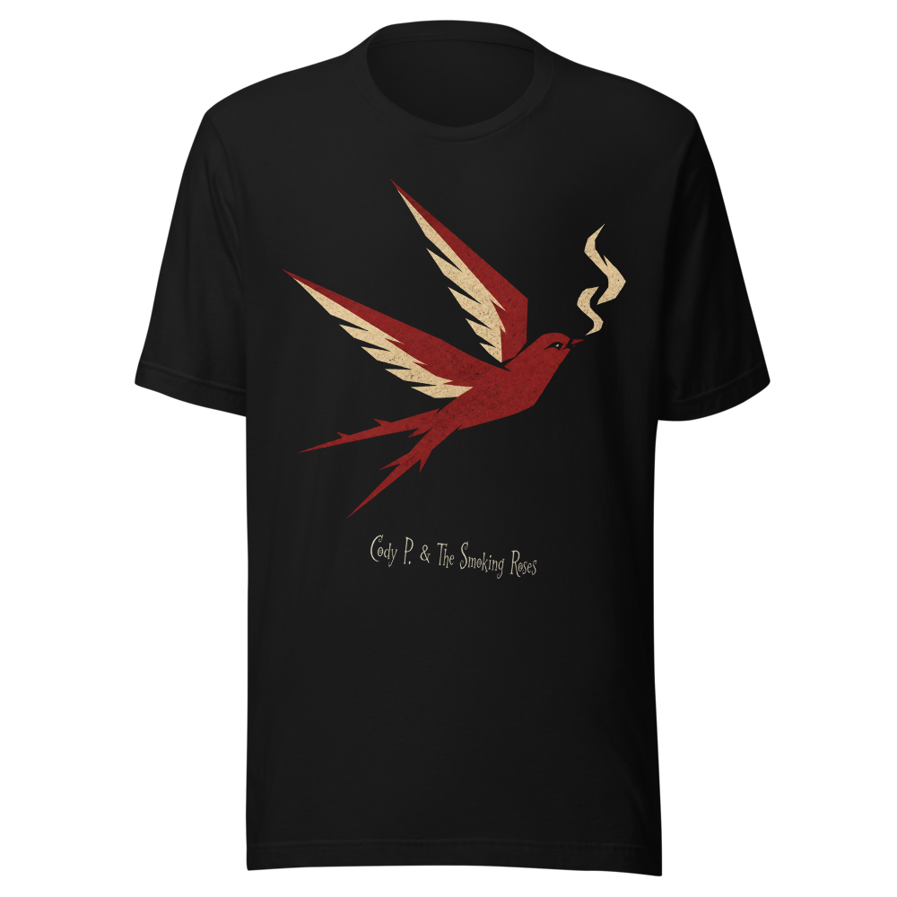 Smoking Roses Swallow Tee