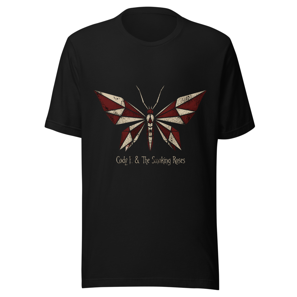 Smoking Roses Butterfly Tee