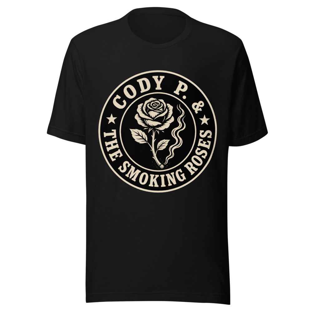 Smoking Roses Circle Seal Tee