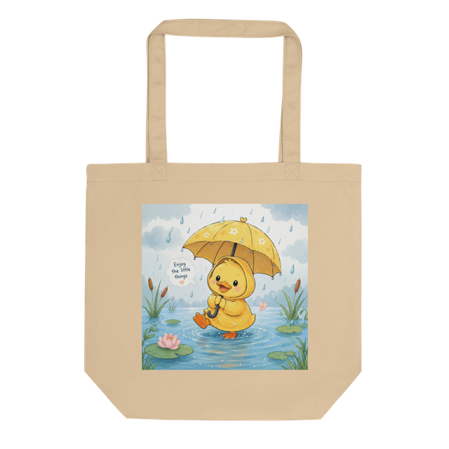 Cute Duck "Stay Quacky" Eco Tote Bag