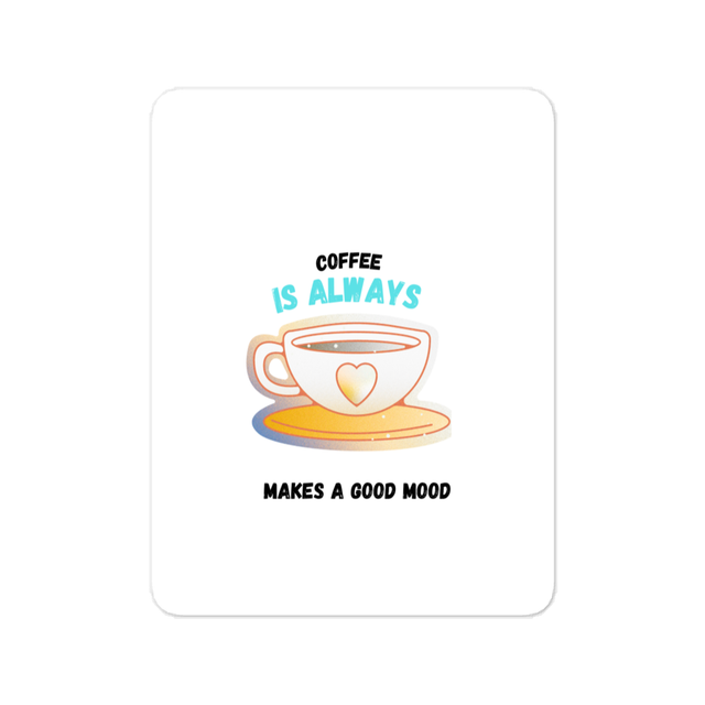 Cute Coffee Vibe Good Mood Sticker