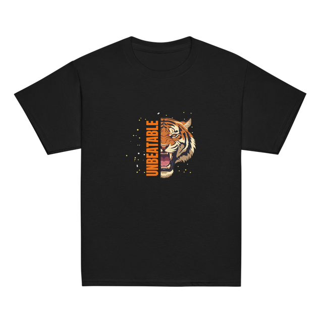 Youth T-shirt Unbeatable Tiger - Motivational Gym
