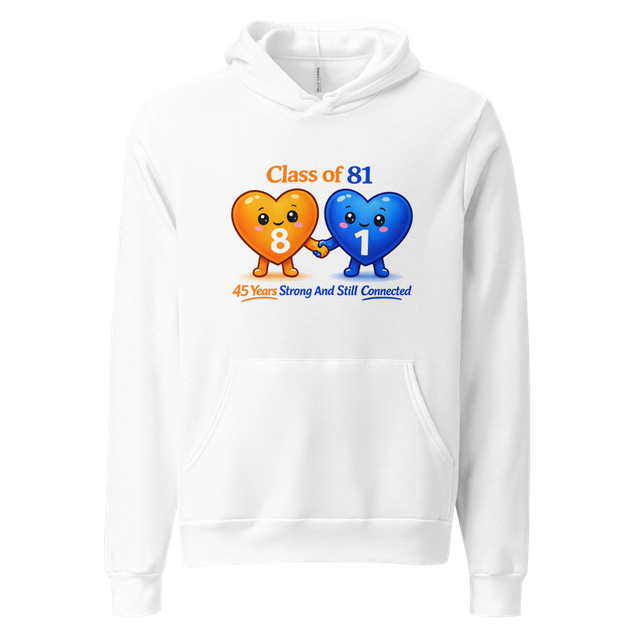Unisex Pullover Hoodie 45th Reunion