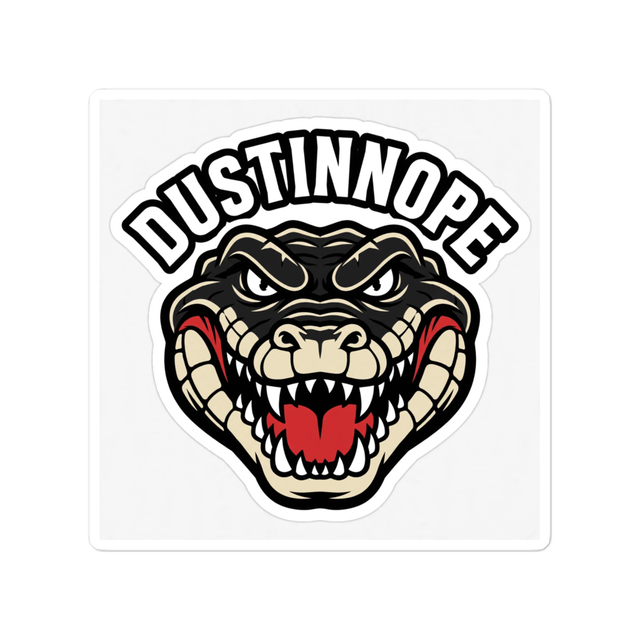 Dustinnope Gator Sticker