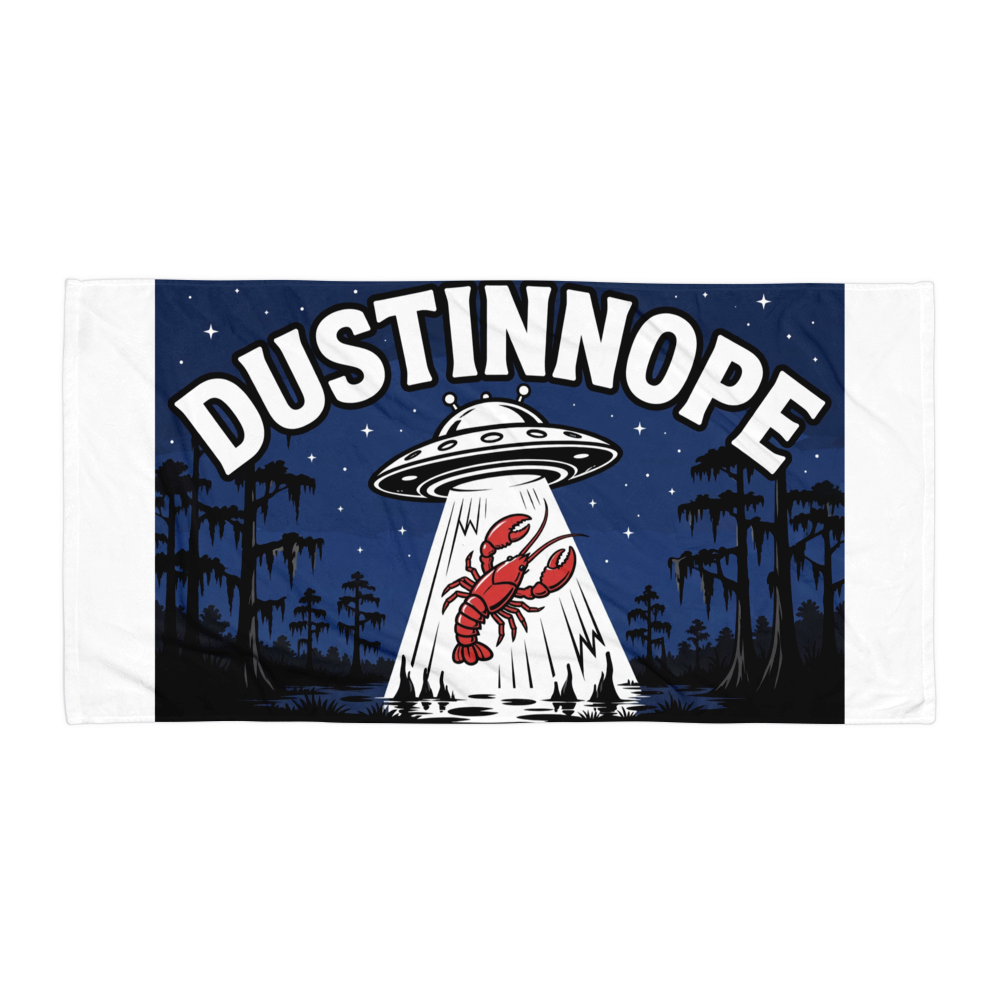 Dustinnope UFO Beach Towel