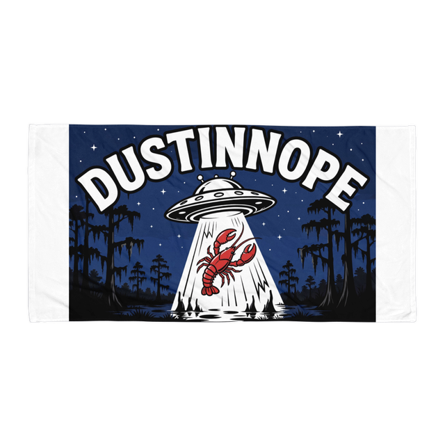 Dustinnope UFO Beach Towel