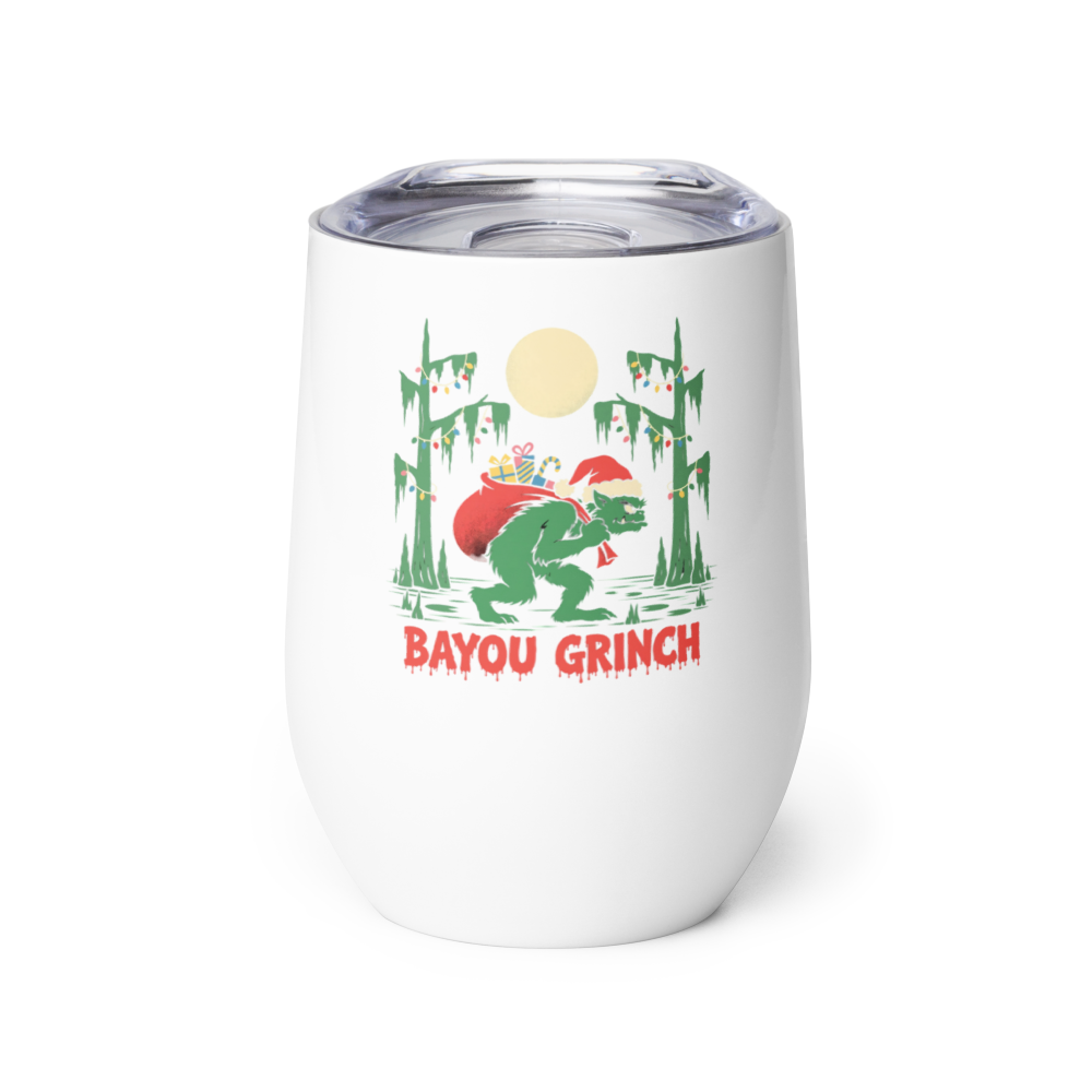 Bayou Grinch Wine Tumbler