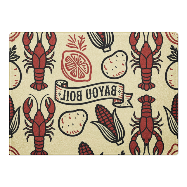 Bayou Boil Cutting Board