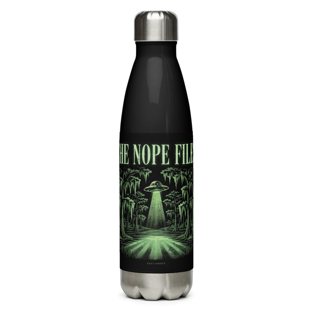 The Nope Files Water Bottle