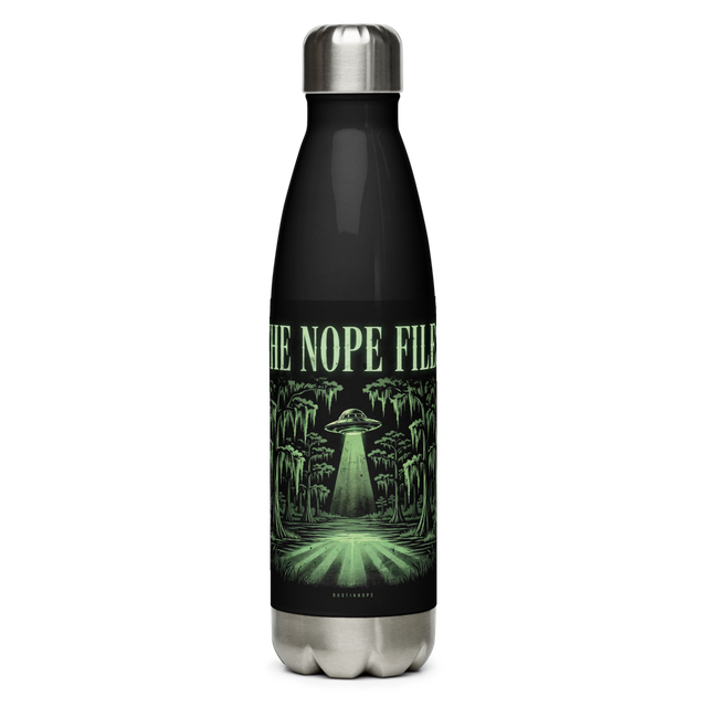 The Nope Files Water Bottle