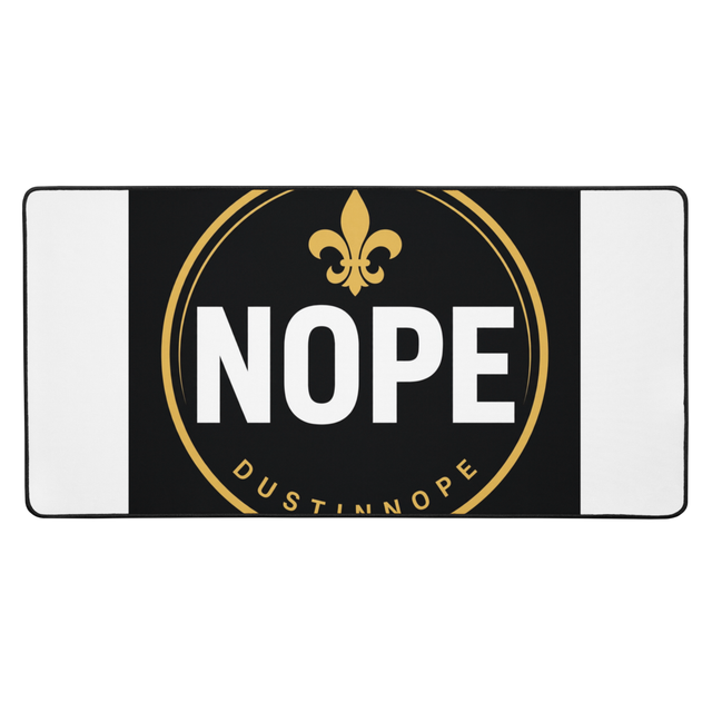 Dustinnope Fleur NOPE Desk Mat