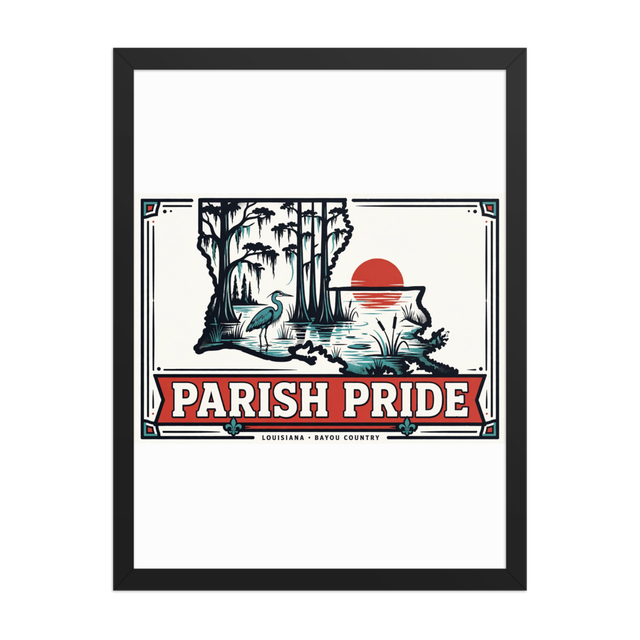 Parish Pride Framed Poster