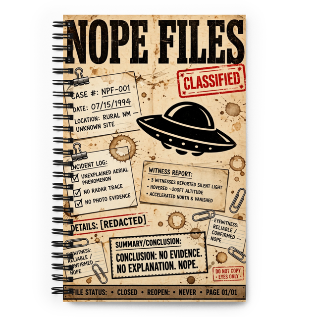 The Nope Files Notebook