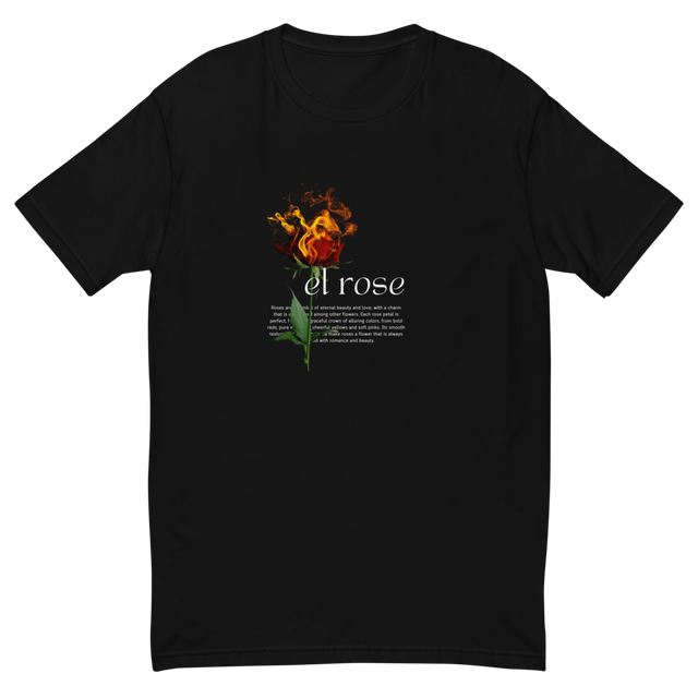 "A Rose" Graphic Fitted Tee