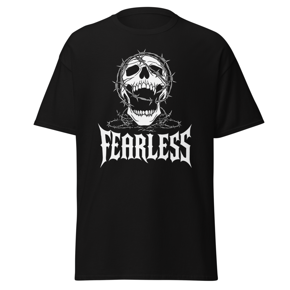 Fearless Skull Graphic T-Shirt