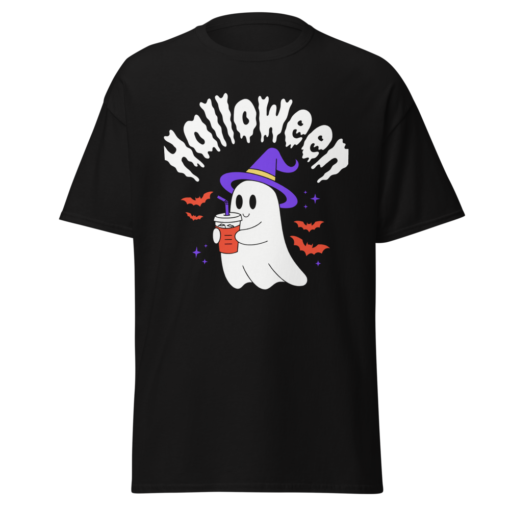 Cute Halloween Ghost T-Shirt Spooky Tee