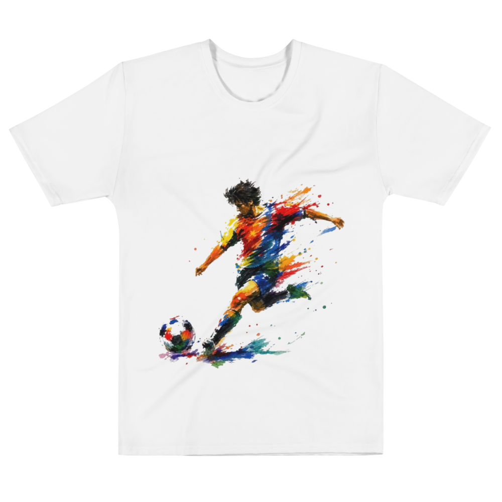    Color Splash Soccer T‑Shirt
