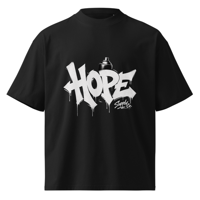 HOPE Graffiti Oversized Organic T‑Shirt