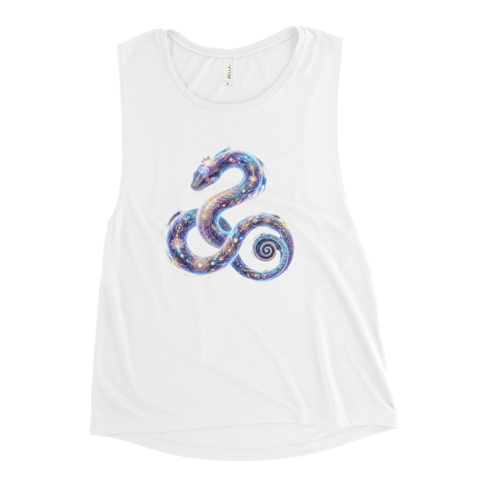 Womens spiritual Snake Muscle Tank