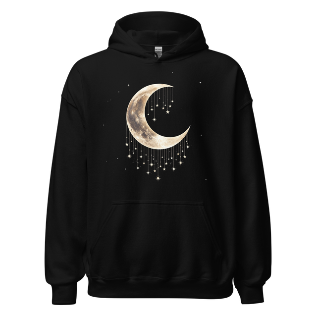 Unisex Moon and Stars Hoodie