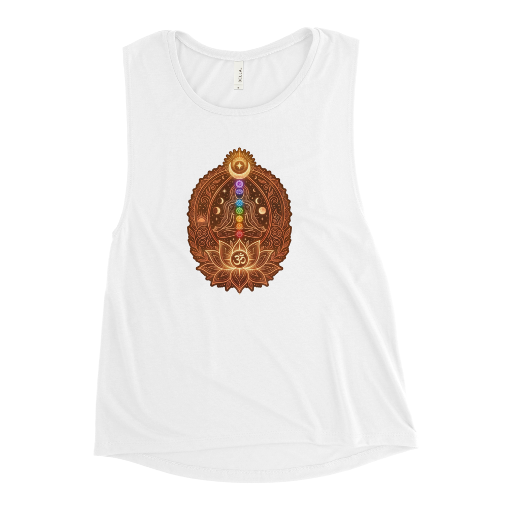 Chakra Muscle Tank For Women