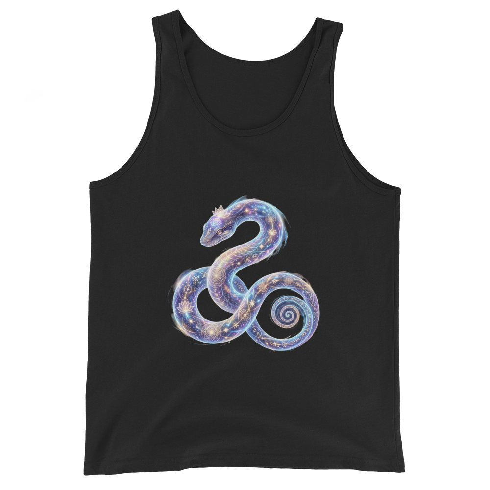 Mens Spiritual Snake Tank Top