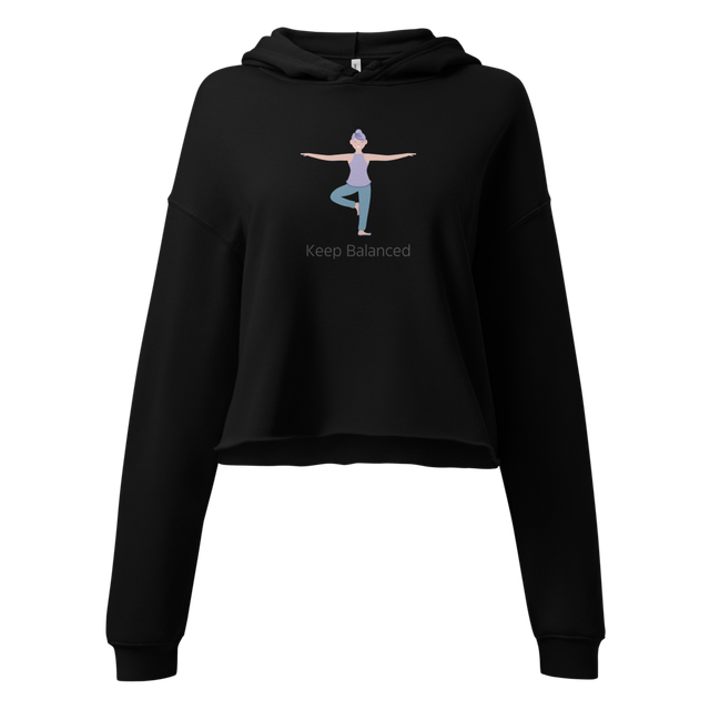 Keep Balanced Cropped Hoodie