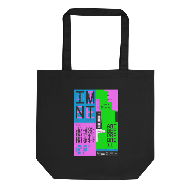 Cyberpunk Abstract Poster Graphic Eco Tote Bag