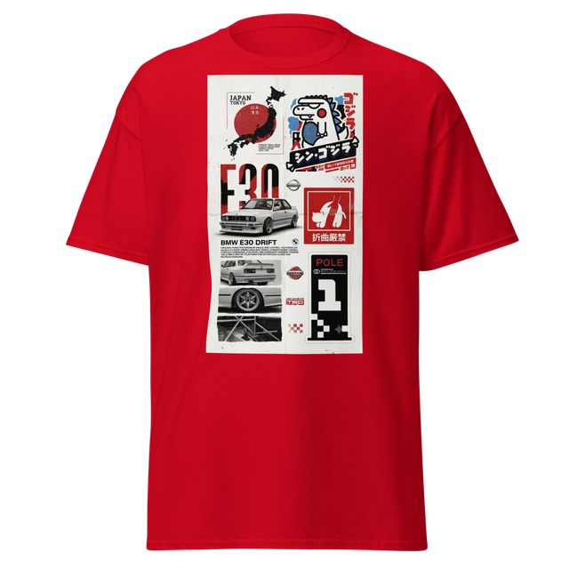 Neo-Tokyo Motorsport: BMW E30 Drift Graphic Tee